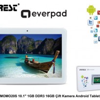 EVEREST EVERPAD MOMO20S 10.1”/1.2GHZ/1GB/16GB/AND.BLUTOOTH WIFI 0.3MP/2MP BEYAZ TABLET